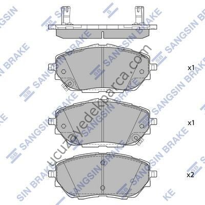 TOYOTA C-HR 2015-2018 FREN BALATASI ON