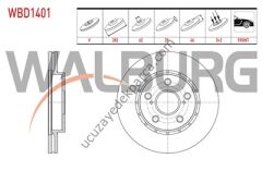TOYOTA COROLLA 2019-2022 FREN DISKI ON 282.MM 5B
