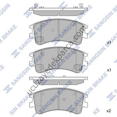 MAZDA 6 2002-2008 FREN BALATASI ON