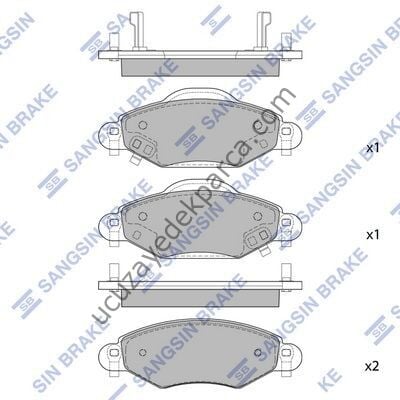 TOYOTA YARIS 2003-2005 FREN BALATASI ON