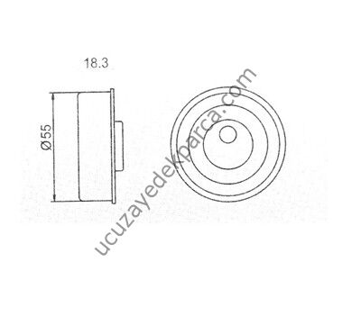 HYUNDAI SONATA 1999-2005 BALANS GERGI RULMANI