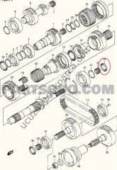 SUZUKI GRAND VITARA 2006-2011 SANZIMAN KUYRUK KECESI ( 39 X 54 X 7 )